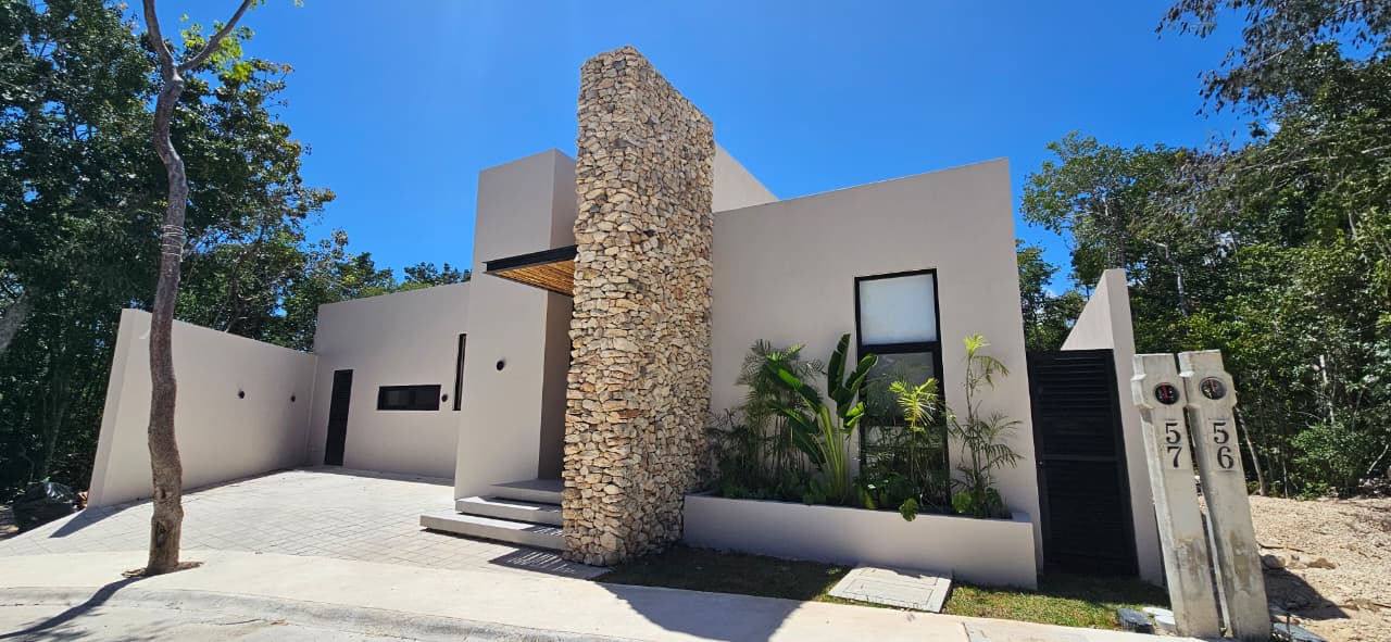 Casa Juuba — arquitectura exterior, Tulum
